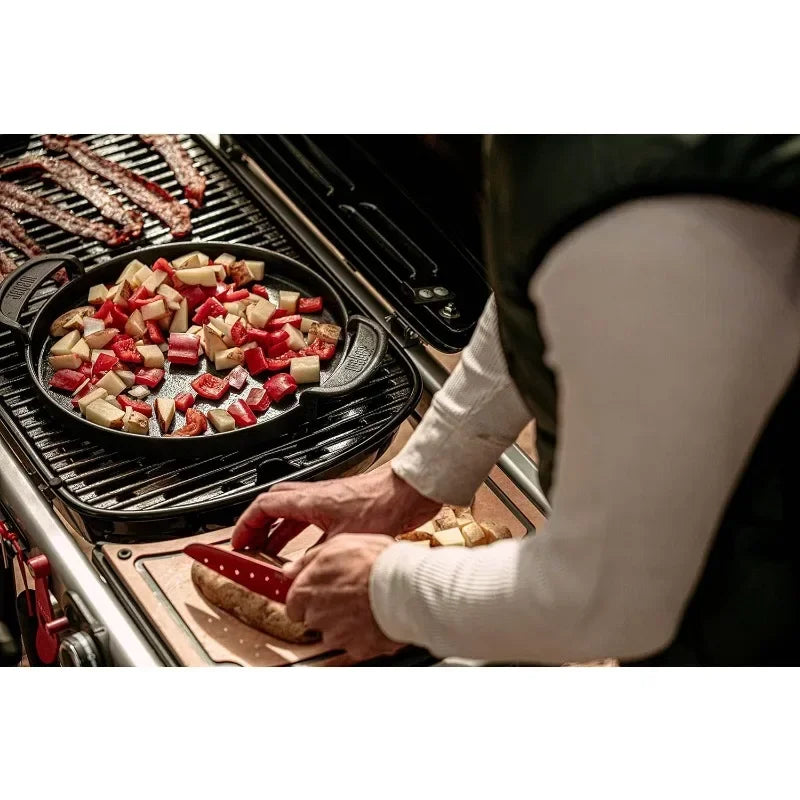 Weber Traveler Portable Gas Grill Black Compact Travel Cooking
