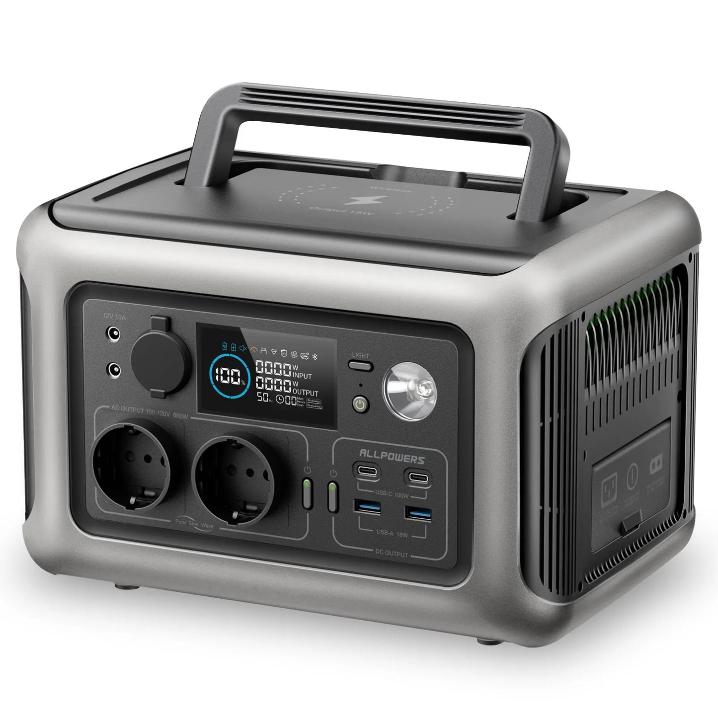 ALLPOWERS R600 Portable Powerstation 600W 299Wh for Camping