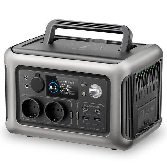 ALLPOWERS R600 Portable Powerstation 600W 299Wh for Camping